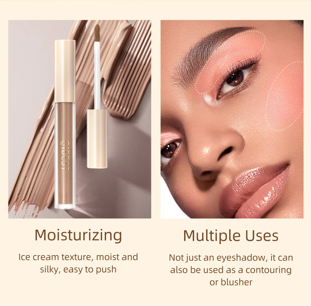 Colorful Liquid Eyeshadow Cream Smooth Nude
