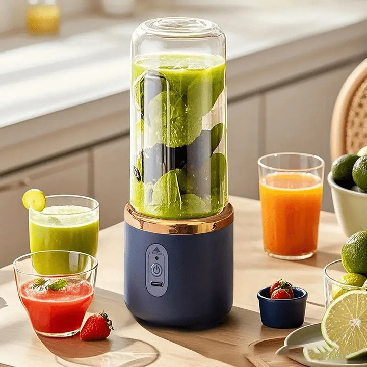 6 Blades Portable Fruit Juice Blenders Summer