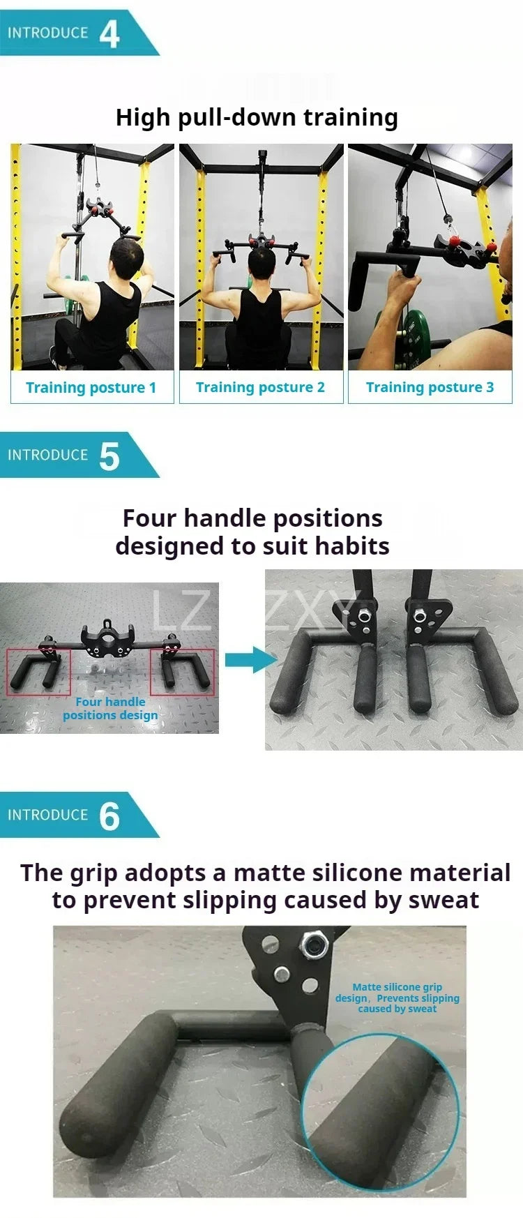 Shoulder trainer fitness back pull back latissimus
