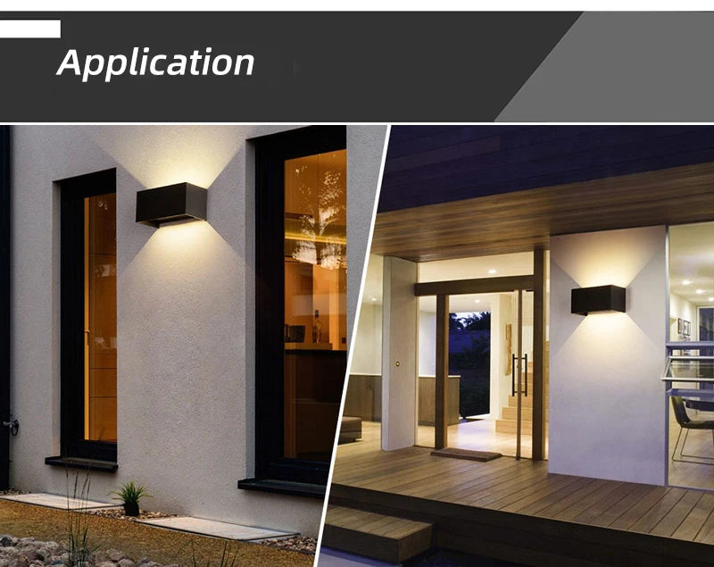 Up and Down LED Wall Lamp Waterproof IP65